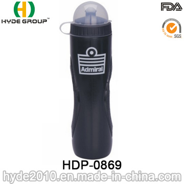 Botella de agua plástica libre de BPA Sports BPA con la paja (HDP-0869)